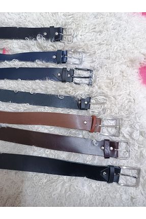 کمربند مشکی زنانه چرم خالص hoaryage - کد 882054462