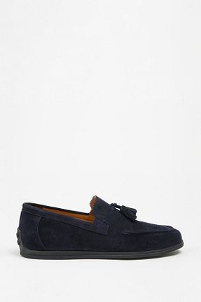 کفش لوفر رنگی مردانه چرم خالص Galliano Shoes - کد 767920869