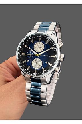 ساعت مچی سرمه ای مردانه 45 میلی متر Navimarine - کد 868882332