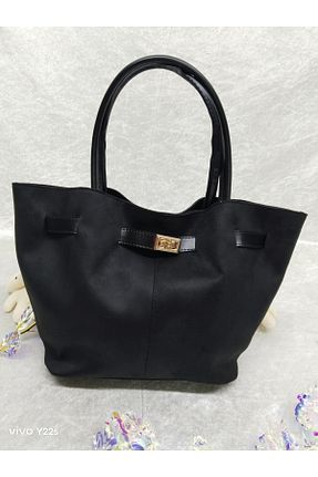 کیف دوشی مشکی زنانه چرم خالص Elegant - کد 882134284