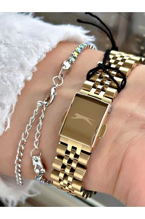 ساعت مچی طلائی زنانه 34 میلی متر Slazenger - کد 882164685