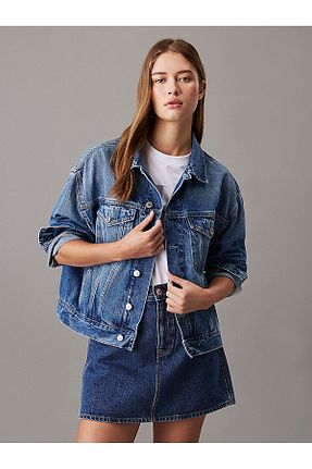 کت آبی زنانه رگولار Calvin Klein - کد 882161990