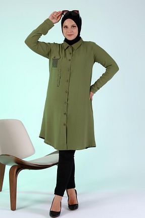 تونیک حجاب خاکی زنانه ویسکون Ferace - کد 132242809