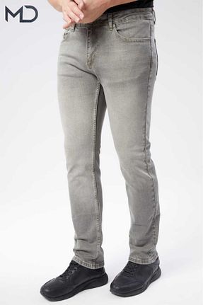 شلوار جین بژ مردانه رگولار MD MARSHALL DENIM - کد 882378005