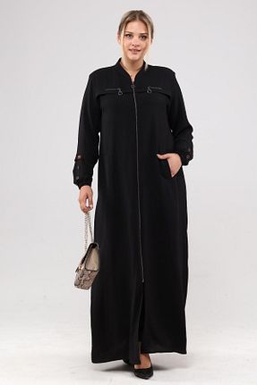 کلاه و ابایا مشکی زنانه مخلوط ویسکون Ferace - کد 321785423