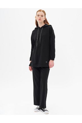 ست بالاتنه و پائین تنه حجاب مشکی زنانه رگولار Kayra - کد 878515159