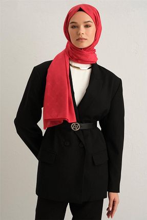 شال قرمز زنانه پلی استر Armine - کد 795891799