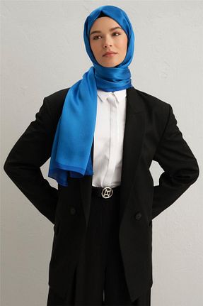 شال فیروزه ای زنانه پلی استر Armine - کد 749191456