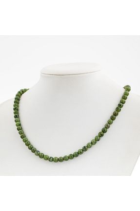 گردنبند جواهر سبز زنانه سنگ OSMANLI DOĞAL TAŞ - کد 669934370