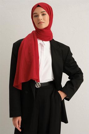 شال قرمز زنانه پنبه ای Armine - کد 808469584