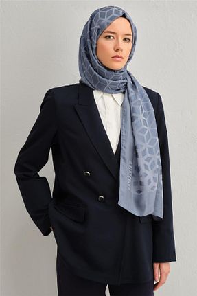 شال آبی زنانه پنبه ای Armine - کد 840454023
