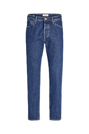 شلوار جین سرمه ای مردانه پاچه پهن Jack & Jones - کد 883461156