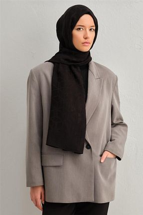 شال مشکی زنانه پنبه ای Armine - کد 874212102