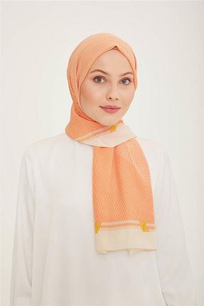 شال زرشکی زنانه پلی استر Armine - کد 767464844