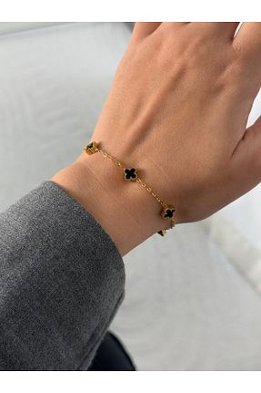 دستبند جواهر بژ زنانه RoseandRoses - کد 882265324