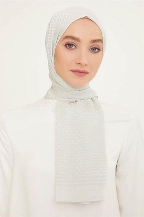 شال سفید زنانه پلی استر Armine - کد 844770540