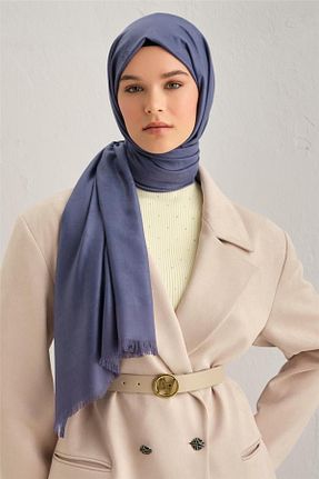 شال سرمه ای زنانه ویسکون Armine - کد 886208263
