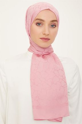 شال صورتی زنانه پلی استر Armine - کد 839868451