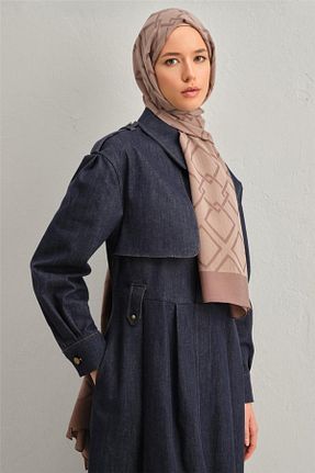 شال قهوه ای زنانه ابریشم Armine - کد 882856305