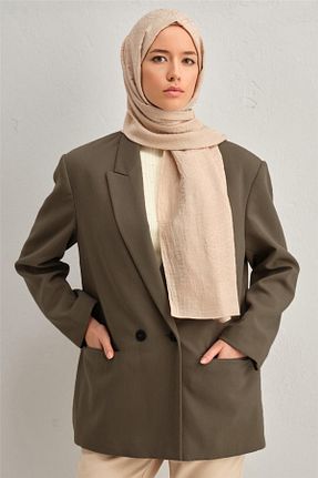 شال بژ زنانه پنبه ای Armine - کد 840455631
