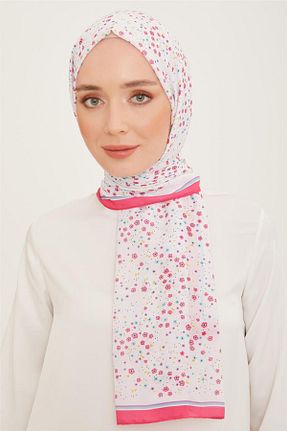 شال سفید زنانه پلی استر Armine - کد 767875710