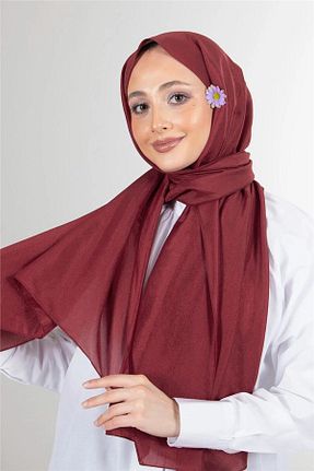 شال زرشکی زنانه İpekel - کد 882281371