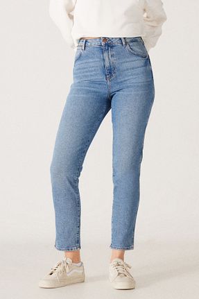 شلوار جین متالیک زنانه پاچه تنگ Wrangler - کد 767222867