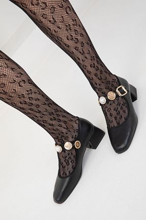 کفش پاشنه بلند کلاسیک مشکی زنانه چرم مصنوعی SOHO - کد 879438848