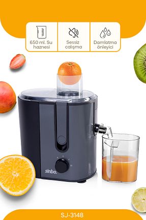 آبمیوه گیری میوه و سبزیجات مشکی Sinbo - کد 364787034