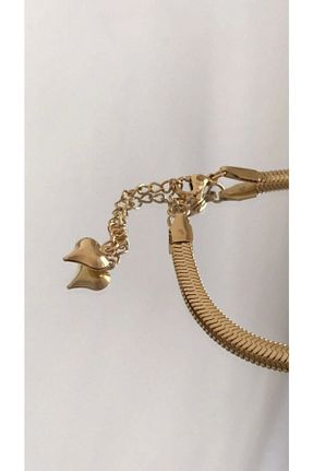 دستبند استیل (فولاد) طلائی زنانه استیل (فولاد) Opia JEWELRY - کد 137769897