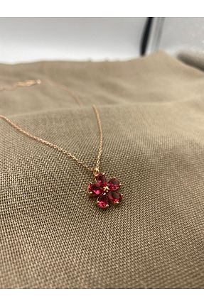 گردنبند نقره قرمز زنانه 925 عیار SURA SILVER - کد 880070990