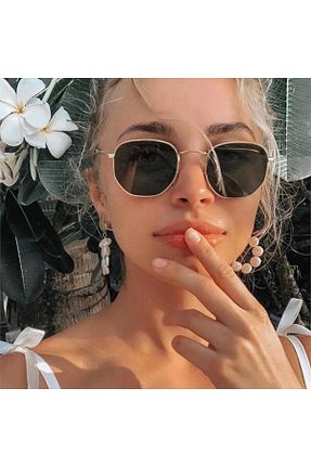 عینک آفتابی قهوه ای زنانه UV400 Köstebek - کد 737133224