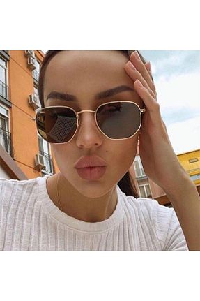 عینک آفتابی قهوه ای زنانه فلزی Köstebek - کد 737133231