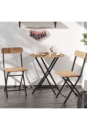 ست باغچه قهوه ای MDF Güzelkan - کد 880136594