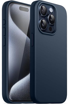 کاور و قاب سرمه ای iPhone 15 Pro Max Fibaks - کد 762209233