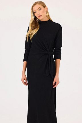 لباس مشکی زنانه بافتنی SEÇİL - کد 880173645