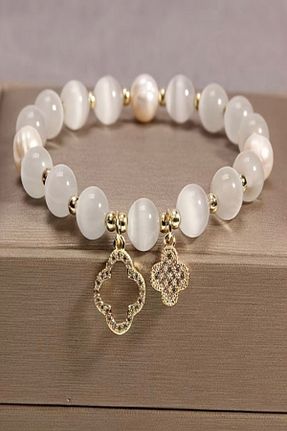 دستبند جواهر نباتی زنانه سنگ طبیعی Tanem - کد 880161163