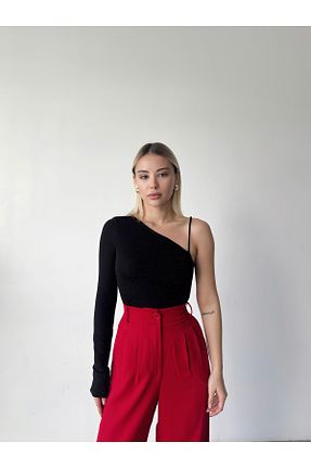 بلوز مشکی زنانه ساده Somut istanbul - کد 880173726