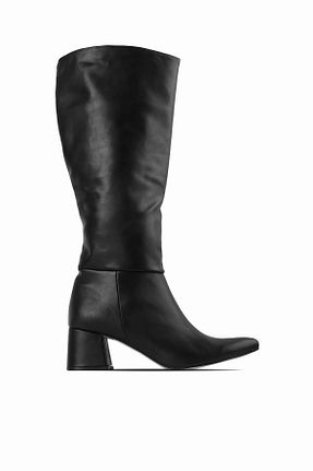 چکمه مشکی زنانه چرم مصنوعی LAL SHOES & BAGS - کد 880173300