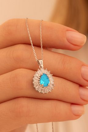 گردنبند نقره رنگی زنانه 925 عیار OSMANLI GÜMÜŞ - کد 880180820