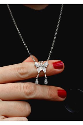 گردنبند نقره طوسی زنانه 925 عیار Own Jewelry - کد 880193196