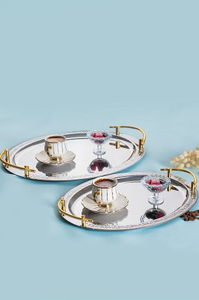 سینی سفید استیل ضد زنگ Porsima - کد 874353047