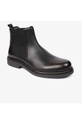 بوت / نیم بوت مشکی مردانه چرم خالص Greyder - کد 880198486
