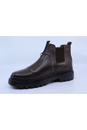 بوت / نیم بوت قهوه ای مردانه پاشنه کوتاه (1 - 4 سانتی متر) Papuccu - کد 880205087