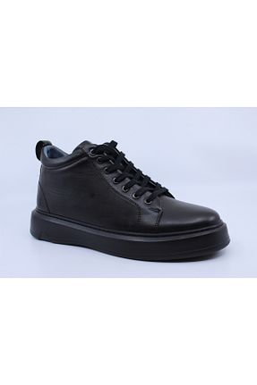 بوت / نیم بوت مشکی مردانه پاشنه کوتاه (1 - 4 سانتی متر) Papuccu - کد 880204319