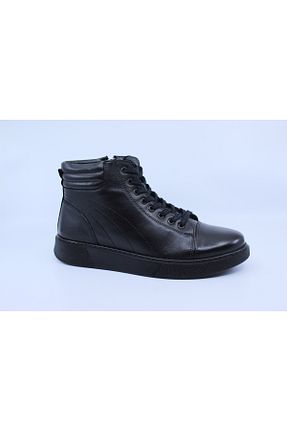 بوت / نیم بوت مشکی مردانه پاشنه کوتاه (1 - 4 سانتی متر) Papuccu - کد 880204328