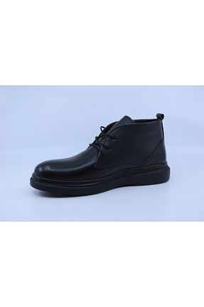 بوت / نیم بوت مشکی مردانه پاشنه کوتاه (1 - 4 سانتی متر) Papuccu - کد 880204392