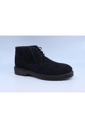 بوت / نیم بوت سرمه ای مردانه جیر Papuccu - کد 880204792