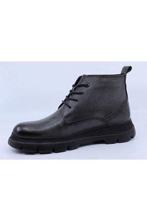 بوت / نیم بوت طوسی مردانه پاشنه کوتاه (1 - 4 سانتی متر) Papuccu - کد 880204895
