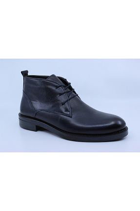 بوت / نیم بوت سرمه ای مردانه پاشنه کوتاه (1 - 4 سانتی متر) Papuccu - کد 880204848